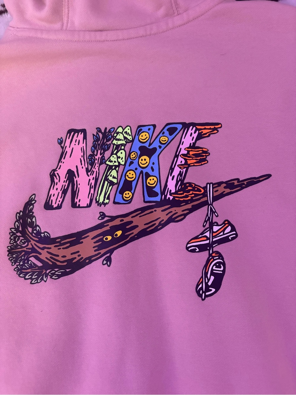 Nike Pink Graphic Hoodie